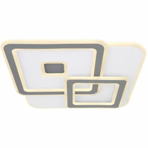 Luminaires Globo Lighting Plafonnier Globo KIQUE LED Blanc, 1 lumière* Lampes En Verre