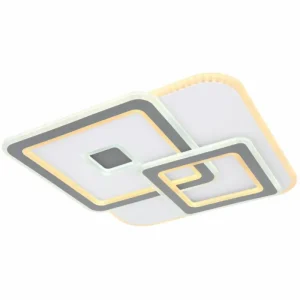 Luminaires Globo Lighting Plafonnier Globo KIQUE LED Blanc, 1 lumière* Lampes En Verre