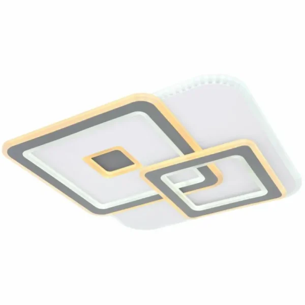 Luminaires Globo Lighting Plafonnier Globo KIQUE LED Blanc, 1 lumière* Lampes En Verre