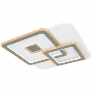Luminaires Globo Lighting Plafonnier Globo KIQUE LED Blanc, 1 lumière* Lampes En Verre
