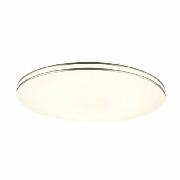 Luminaires Globo Lighting Plafonnier Globo Pierre LED Blanc, 1 lumière* Lampes En Verre