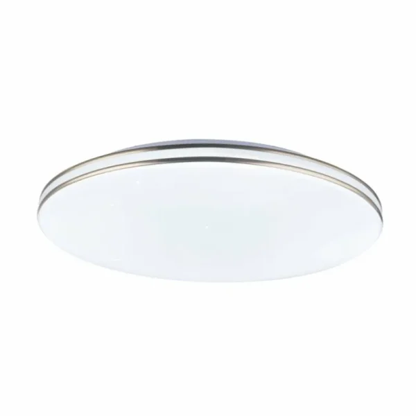 Luminaires Globo Lighting Plafonnier Globo Pierre LED Blanc, 1 lumière* Lampes En Verre