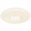 Luminaires Globo Lighting Plafonnier Globo SULLY LED Blanc, 1 lumière, Télécommandes, Changeur de couleurs* Lampes En Verre