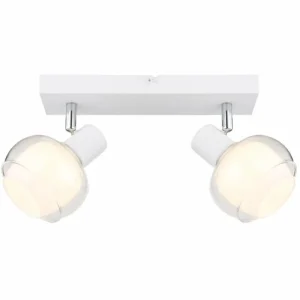 Luminaires Globo Lighting Plafonnier Globo TOKKI Blanc, 2 lumières* Lampes En Verre