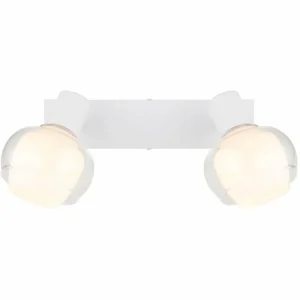 Luminaires Globo Lighting Plafonnier Globo TOKKI Blanc, 2 lumières* Lampes En Verre