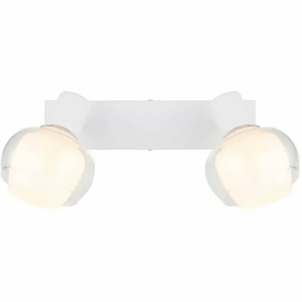 Luminaires Globo Lighting Plafonnier Globo TOKKI Blanc, 2 lumières* Lampes En Verre