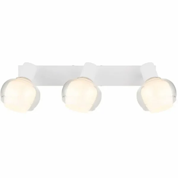 Luminaires Globo Lighting Plafonnier Globo TOKKI Blanc, 3 lumières* Lampes En Verre