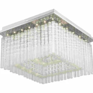 Luminaires Globo Lighting Plafonnier Globo Vince LED Chrome, 1 lumière* Lampes En Verre