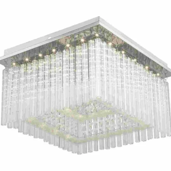 Luminaires Globo Lighting Plafonnier Globo Vince LED Chrome, 1 lumière* Lampes En Verre