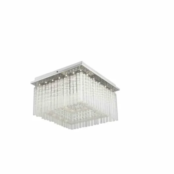 Luminaires Globo Lighting Plafonnier Globo Vince LED Chrome, 1 lumière* Lampes En Verre