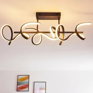 hofstein Plafonnier Gora LED Noir, 3 lumières* Lampes Modernes