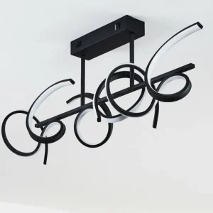 hofstein Plafonnier Gora LED Noir, 3 lumières* Lampes Modernes