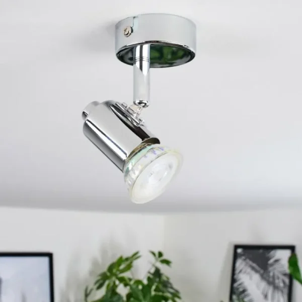 hofstein Plafonnier Grafberg Chrome, 1 lumière* Lampes Modernes