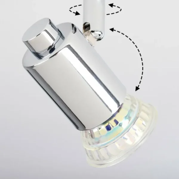 hofstein Plafonnier Grafberg Chrome, 2 lumières* Lampes Modernes
