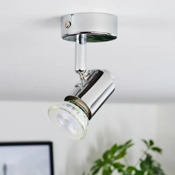 hofstein Plafonnier Grafberg Chrome, 1 lumière* Lampes Modernes