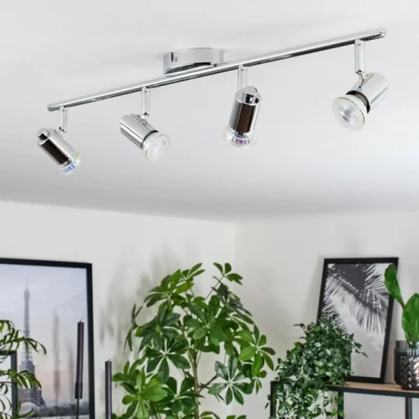 hofstein Plafonnier Grafberg Chrome, 4 lumières* Lampes Modernes