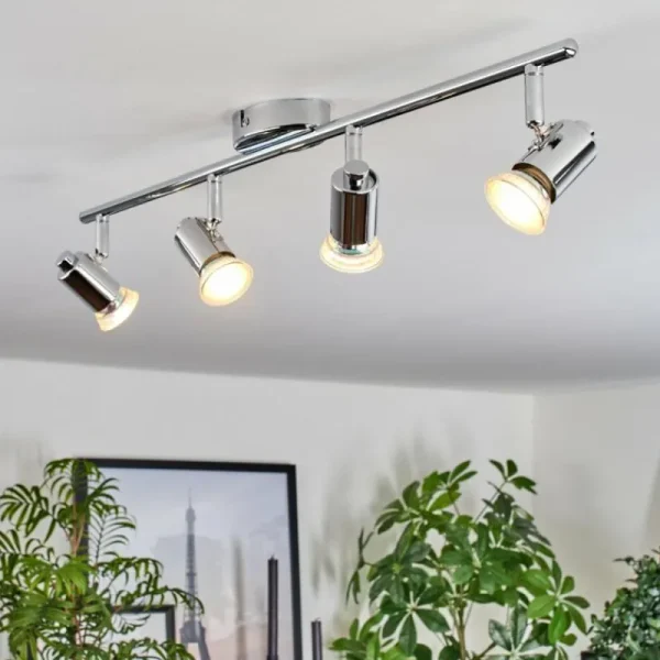 hofstein Plafonnier Grafberg Chrome, 4 lumières* Lampes Modernes