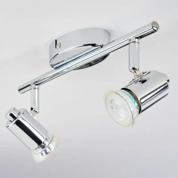 hofstein Plafonnier Grafberg Chrome, 2 lumières* Lampes Modernes