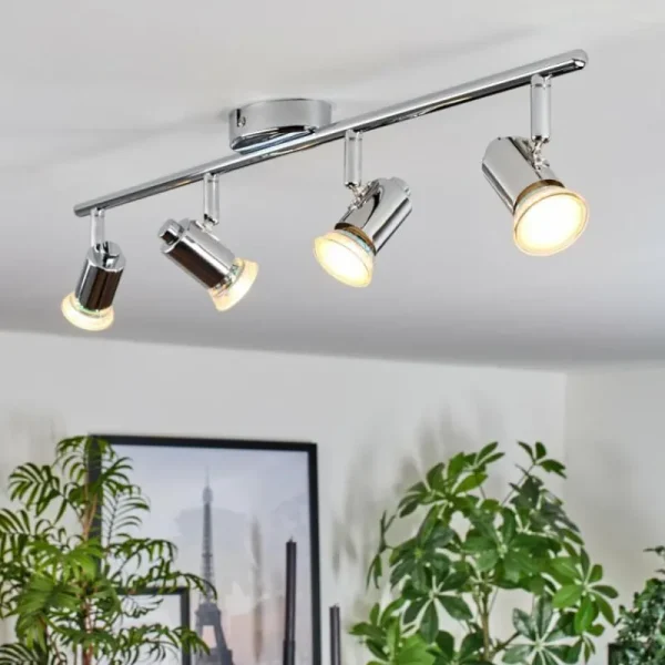 hofstein Plafonnier Grafberg Chrome, 4 lumières* Lampes Modernes