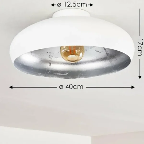 hofstein Plafonnier Guayo Aluminium, 1 lumière* Lampes Modernes
