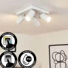 hofstein Plafonnier Hakamken Blanc, 4 lumières* Lampes En Verre