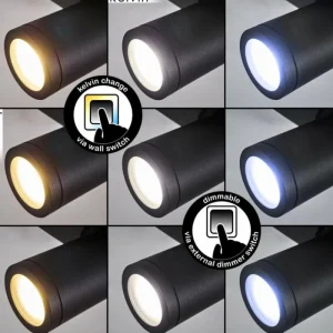 hofstein Plafonnier Hakamken LED Noir, 2 lumières* Lampes En Verre