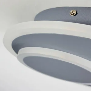 hofstein Plafonnier Harea LED Gris, 1 lumière* Lampes Modernes