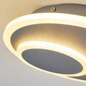 hofstein Plafonnier Harea LED Gris, 1 lumière* Lampes Modernes