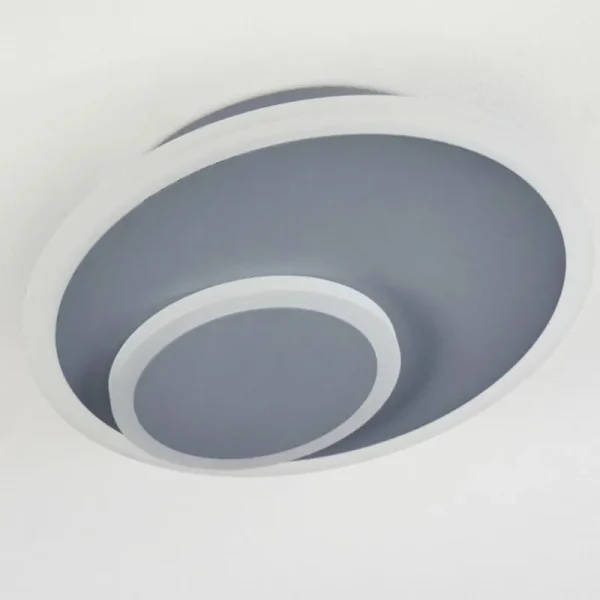 hofstein Plafonnier Harea LED Gris, 1 lumière* Lampes Modernes