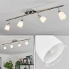 hofstein Plafonnier Holualoa LED Nickel mat, 4 lumières* Lampes En Verre