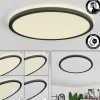 hofstein Plafonnier Hooper LED Noir, 1 lumière* Lampes Modernes