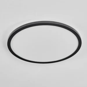 hofstein Plafonnier Hooper LED Noir, 1 lumière* Lampes Modernes