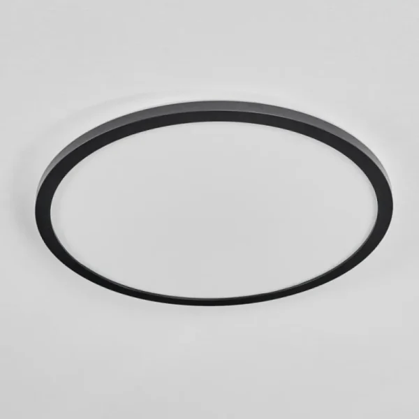 hofstein Plafonnier Hooper LED Noir, 1 lumière* Lampes Modernes