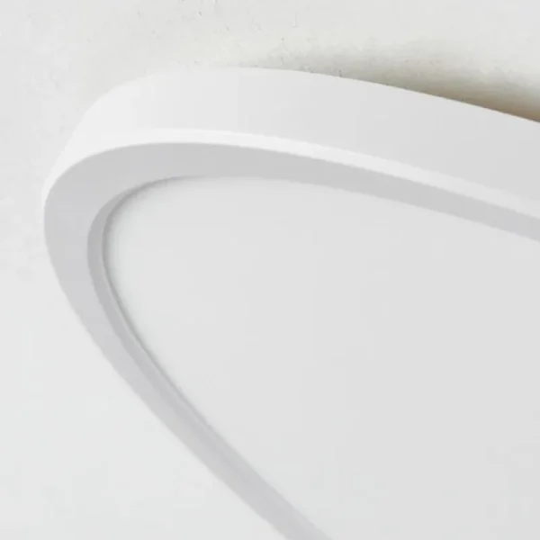hofstein Plafonnier Hortinhas LED Blanc, 1 lumière, Télécommandes, Changeur de couleurs* Lampes Modernes