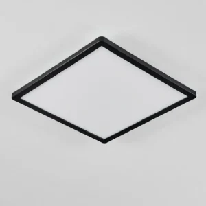 hofstein Plafonnier Hortinhas LED Noir, 1 lumière, Télécommandes, Changeur de couleurs* Lampes Modernes
