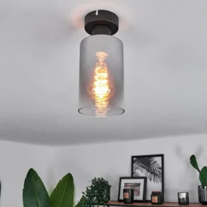 hofstein Plafonnier Hunouri Noir, 1 lumière* Lampes Modernes