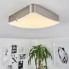 hofstein Plafonnier Hutton LED Nickel mat, 1 lumière* Lampes En Verre