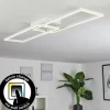 hofstein Plafonnier Hyacinthe LED Chrome, Blanc, 1 lumière* Lampes Modernes