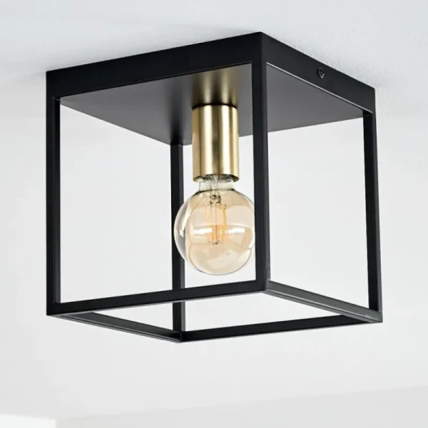 hofstein Plafonnier Ibusuki Noir, 1 lumière* Lampes Modernes