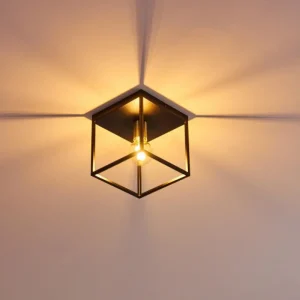 hofstein Plafonnier Ibusuki Noir, 1 lumière* Lampes Modernes