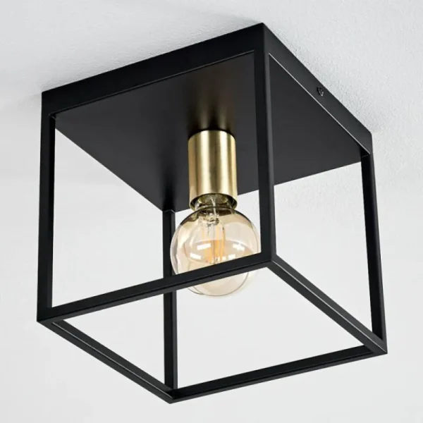 hofstein Plafonnier Ibusuki Noir, 1 lumière* Lampes Modernes