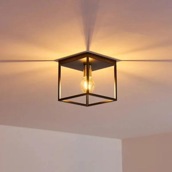 hofstein Plafonnier Ibusuki Noir, 1 lumière* Lampes Modernes
