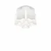 Luminaires Ideallux Plafonnier Ideal Lux COMPO Blanc, 6 lumières* Lampes En Verre