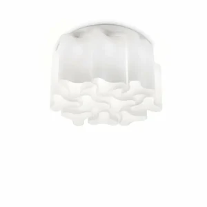 Luminaires Ideallux Plafonnier Ideal Lux COMPO Blanc, 10 lumières* Lampes En Verre