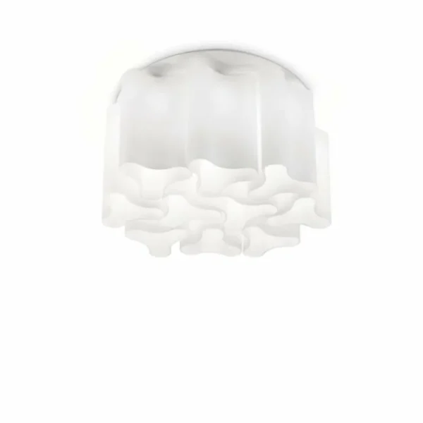 Luminaires Ideallux Plafonnier Ideal Lux COMPO Blanc, 10 lumières* Lampes En Verre