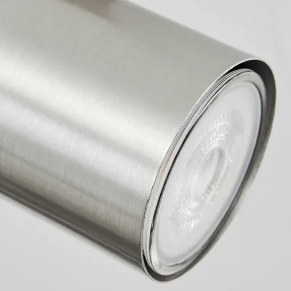 hofstein Plafonnier Javel Chrome, Nickel mat, 2 lumières* Lampes Modernes