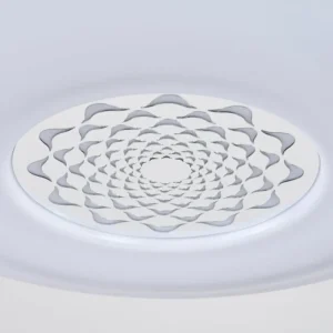 hofstein Plafonnier Kaas LED Chrome, Blanc, 1 lumière* Lampes Modernes