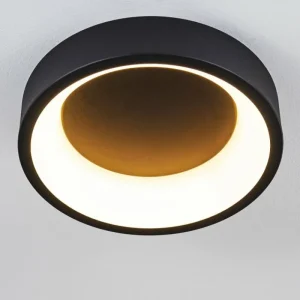hofstein Plafonnier Kampala LED Noir, 1 lumière* Lampes Modernes