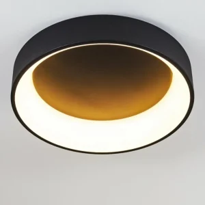 hofstein Plafonnier Kampala LED Noir, 1 lumière* Lampes Modernes
