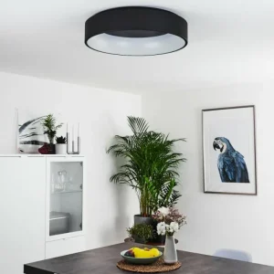 hofstein Plafonnier Kampala LED Noir, 1 lumière* Lampes Modernes